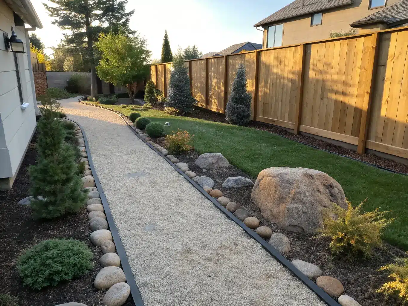 gravel backyard ideas