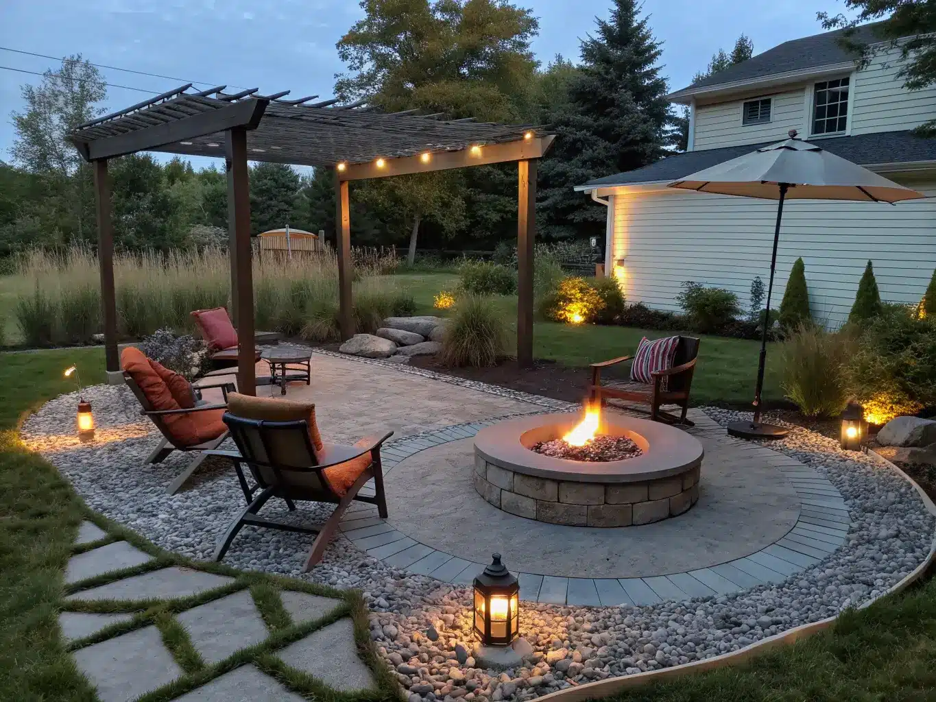 gravel backyard ideas